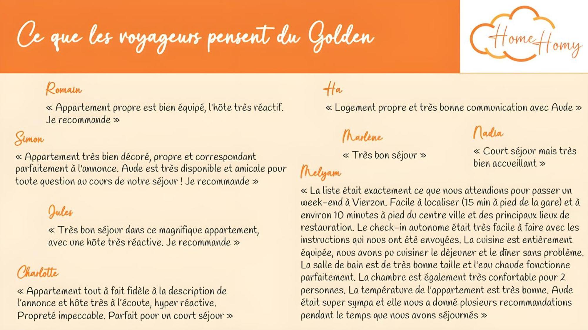Le Golden - Home Homy Vierzon Luaran gambar